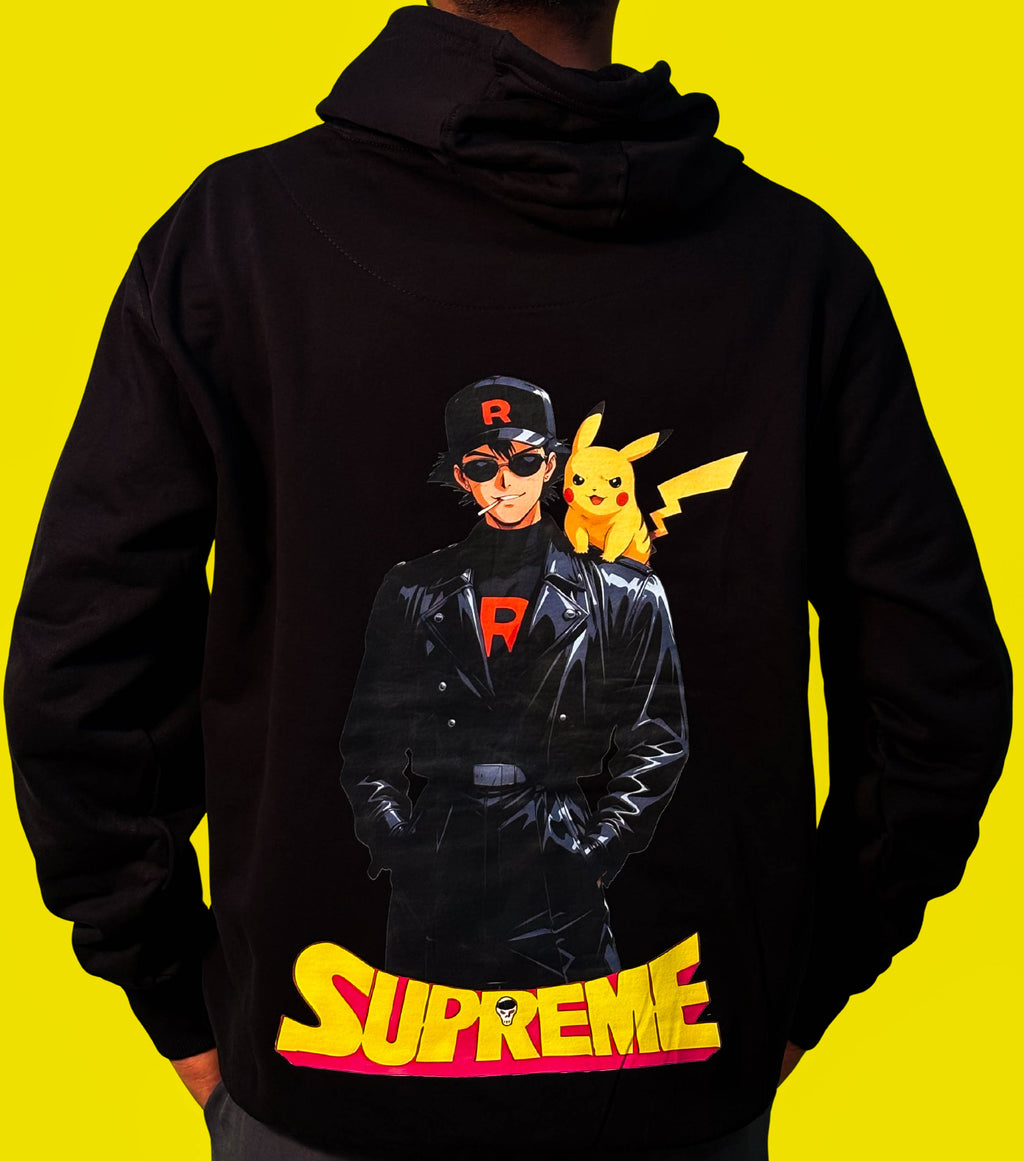 Premium Black Pokémon Supreme Hoodie