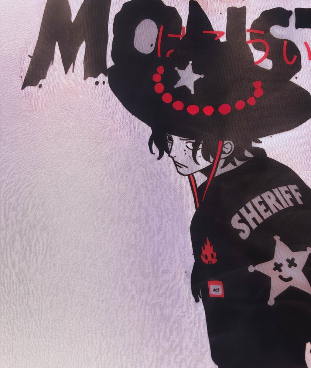 Premium Baby Pink Monster Boy Ace Hoodie - Wendy