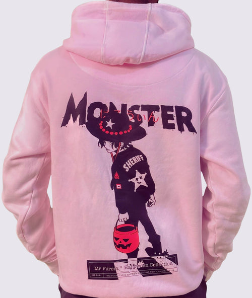 Premium Baby Pink Monster Boy Ace Hoodie - Wendy