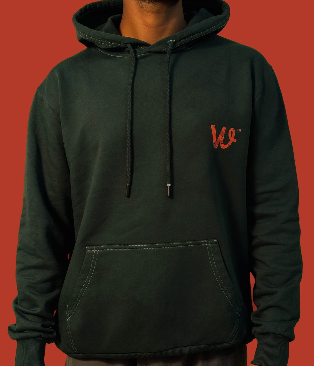 Premium Dark Green Monkey D. Luffy Hoodie - Wendy