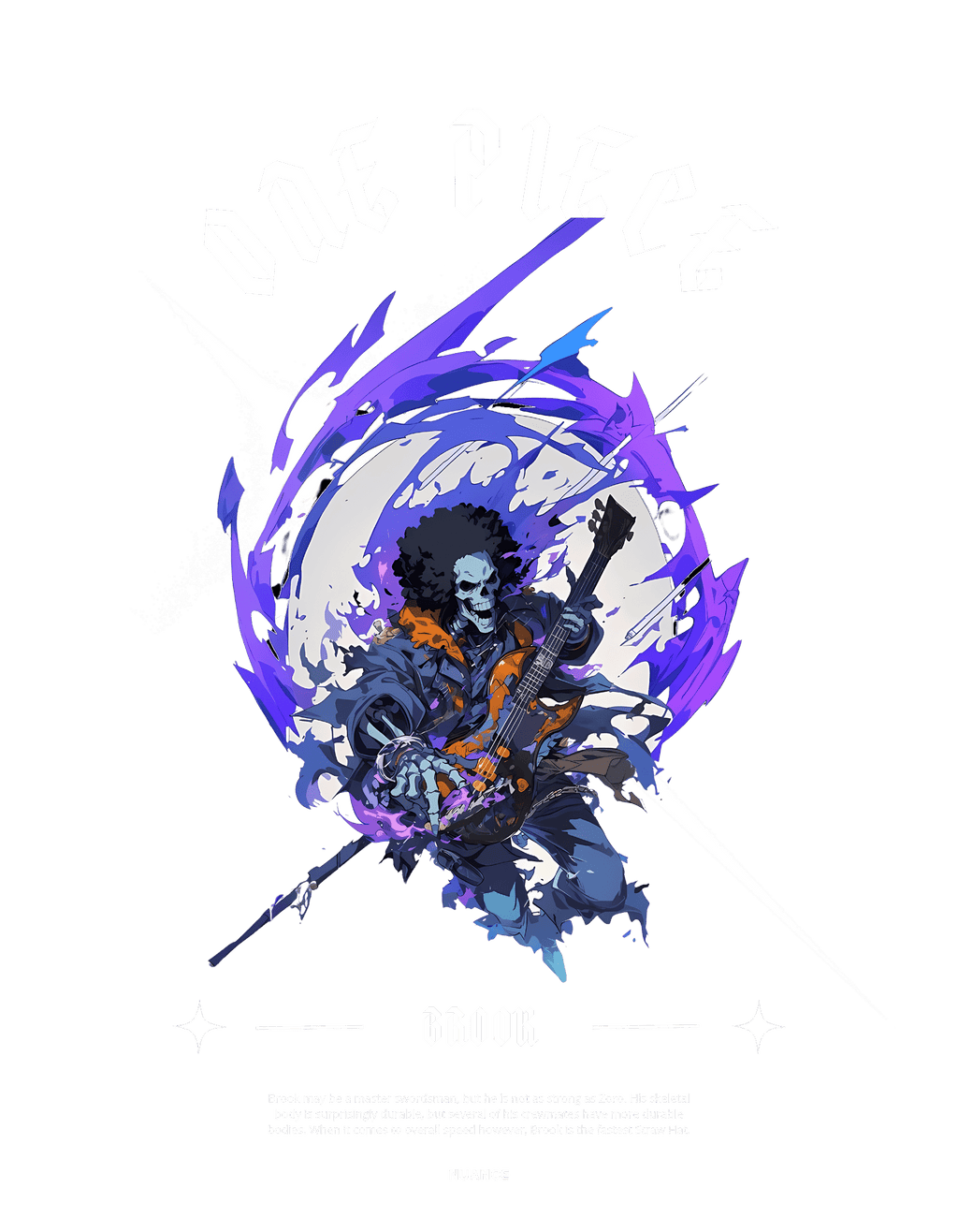 Premium Dark Violet Brook from One Piece Hoodie - Wendy