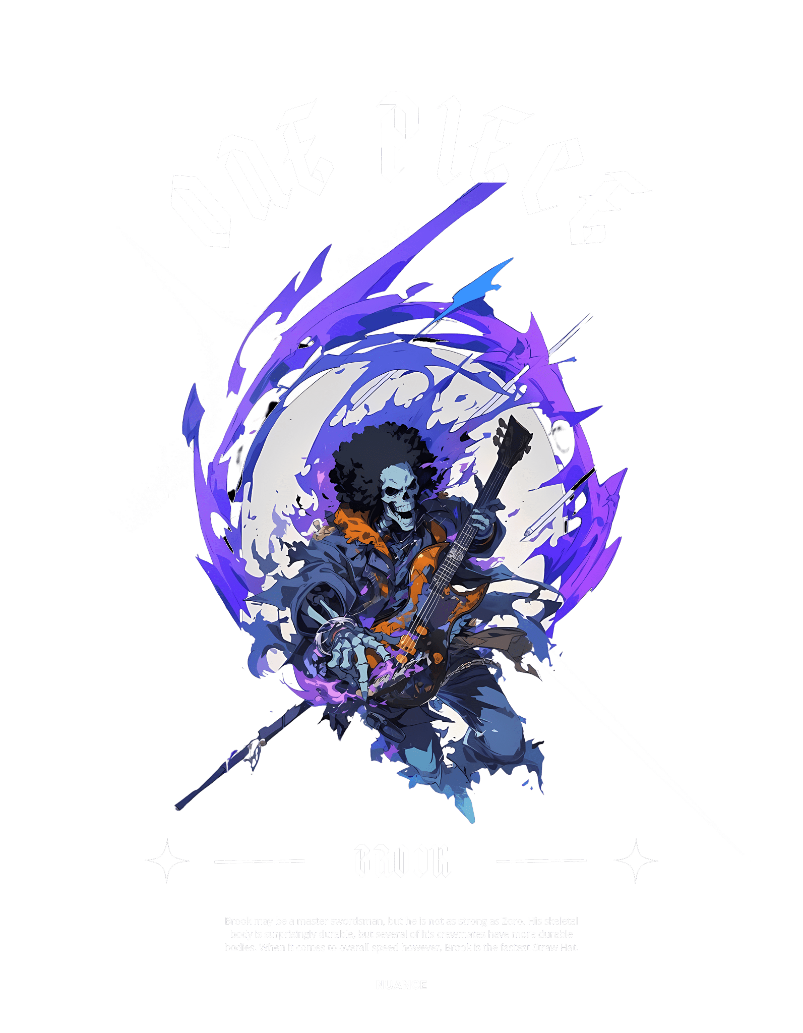 Premium Dark Violet Brook from One Piece Hoodie - Wendy