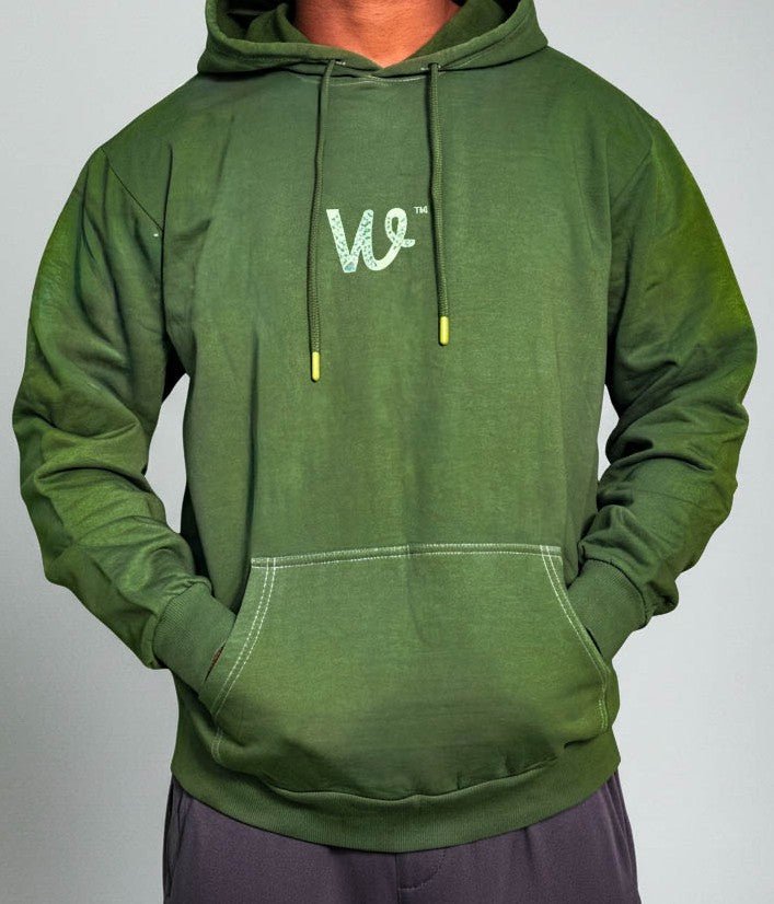 Premium Mehendi Green Hoodie with Roronoa Zoro - Wendy