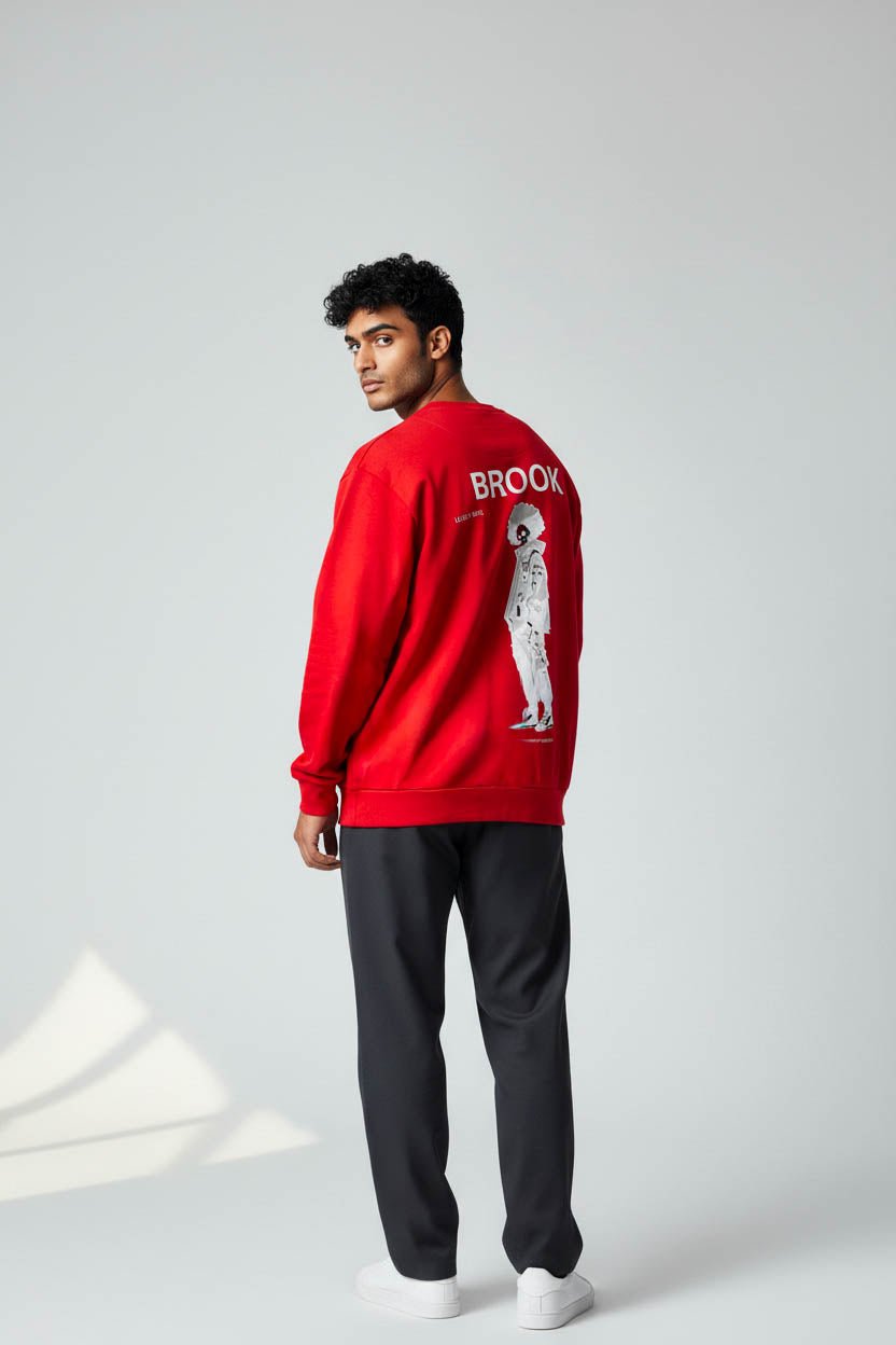 Premium Red Sweatshirt with Brook - Wendy