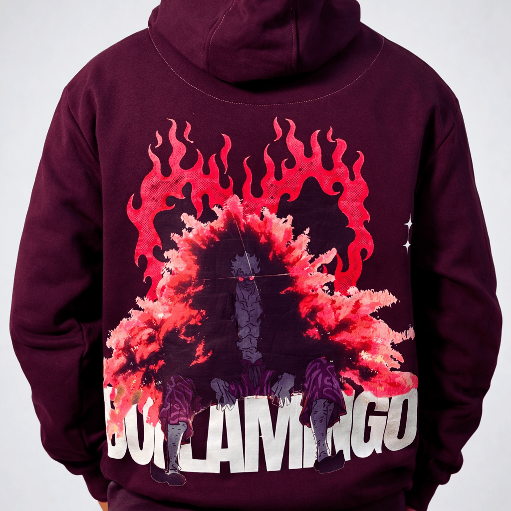 Premium Wine Hoodie with Doflamingo - Wendy