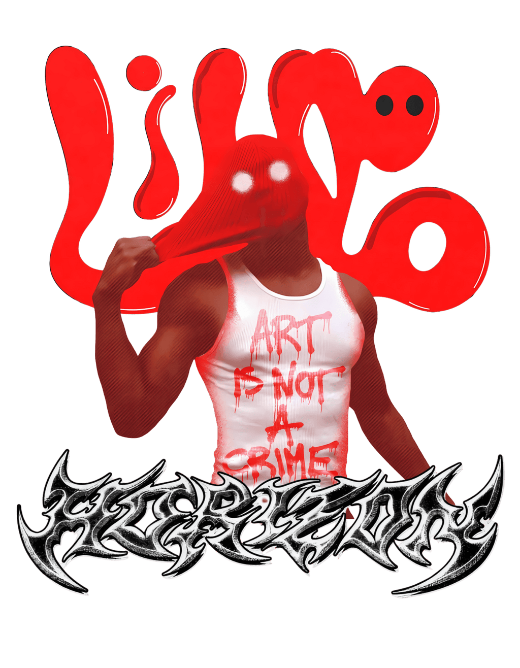 Wendy Premium Black Hoodie with "Art is Not a Crime" Print - Wendy