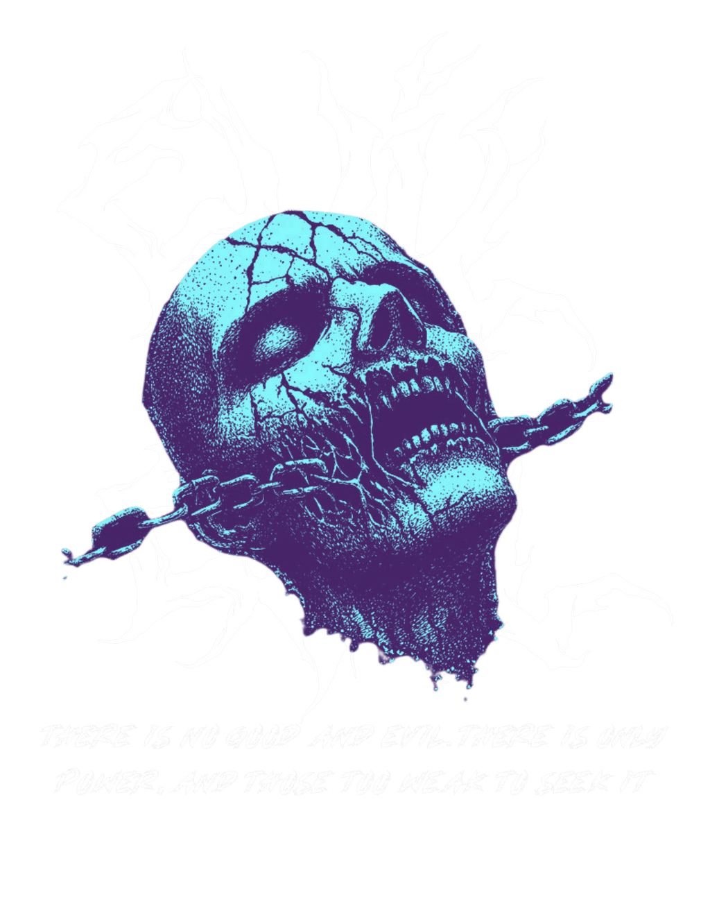 Wendy Premium Black Sweatshirt with "Evil Skull" Print - Wendy