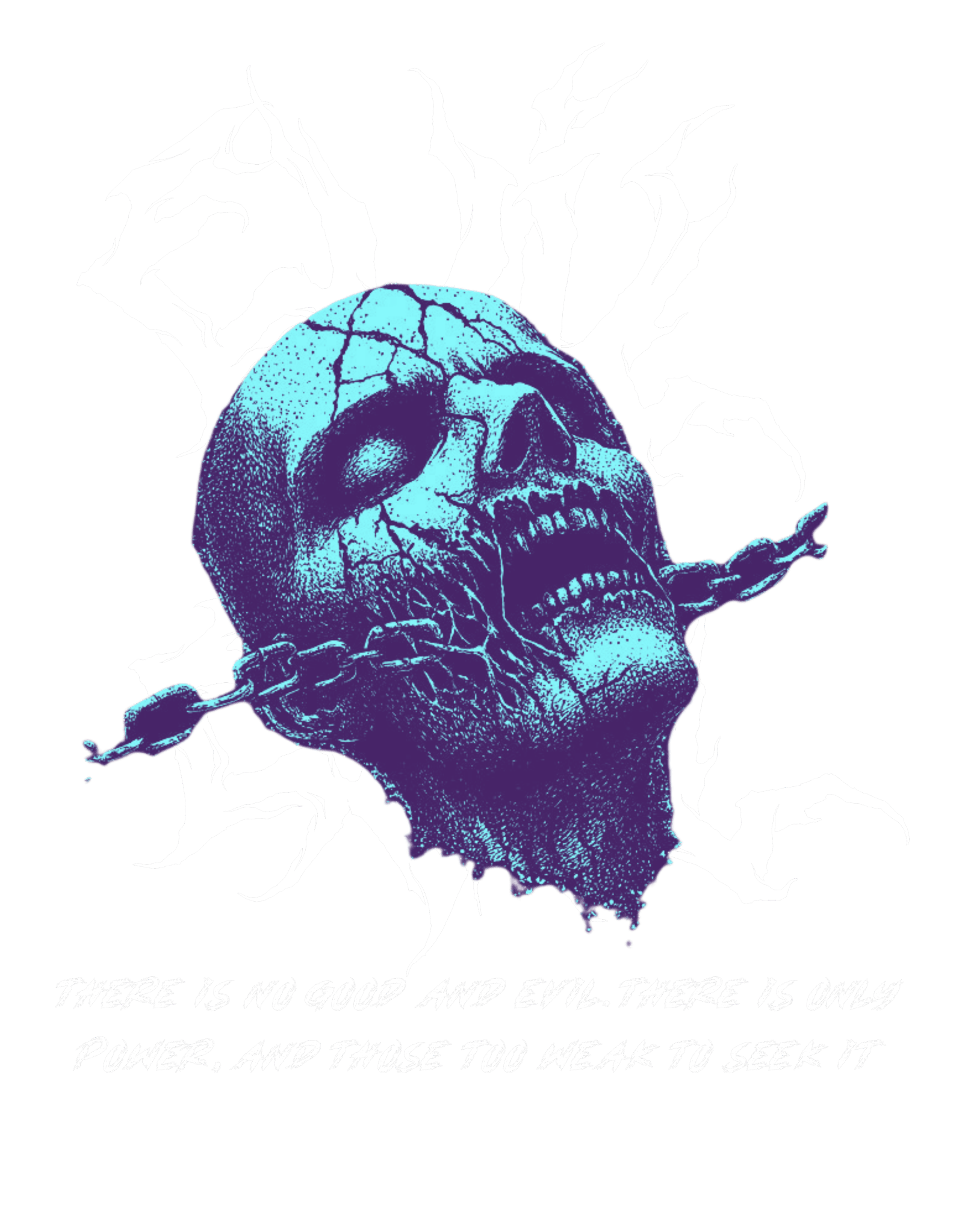 Wendy Premium Black Sweatshirt with "Evil Skull" Print - Wendy